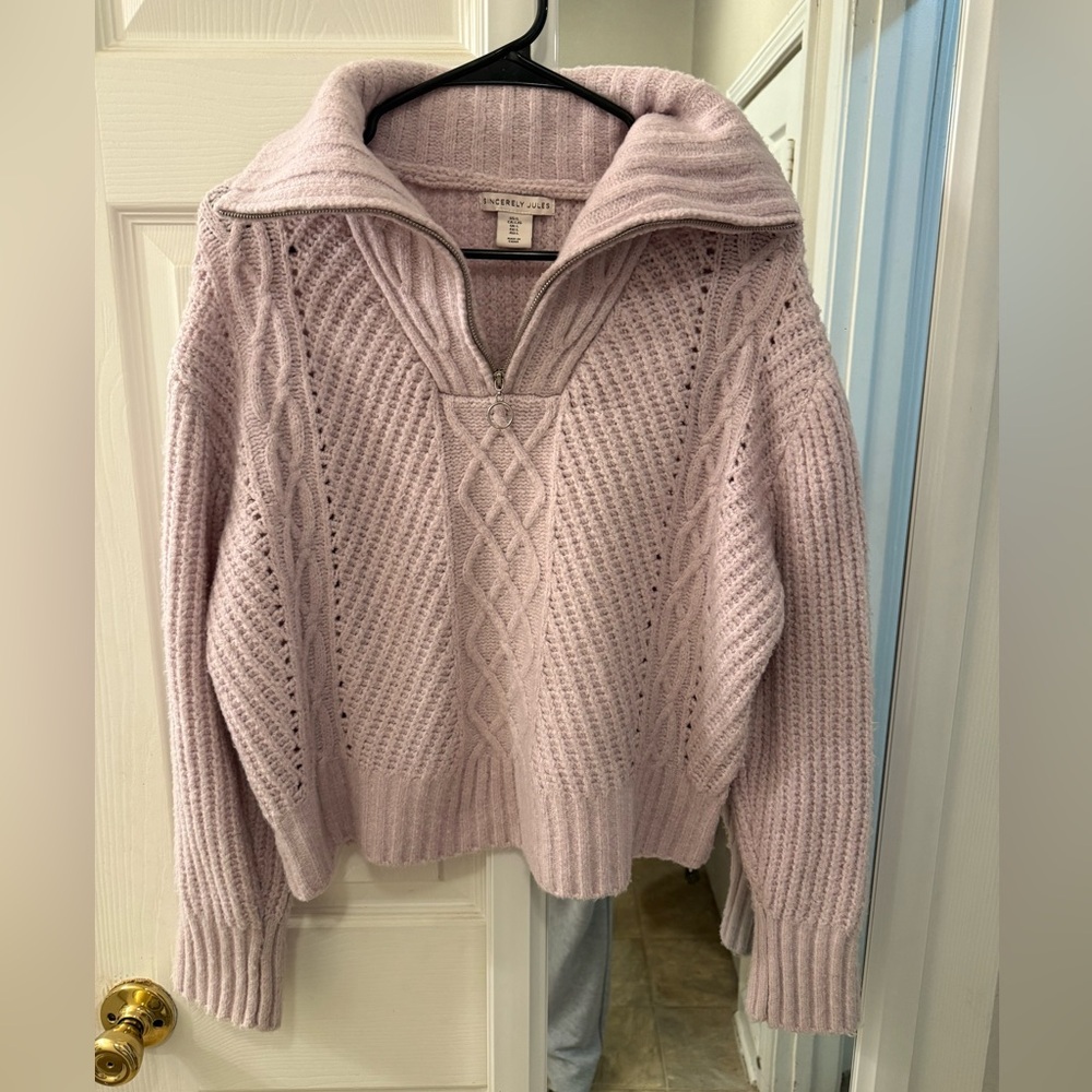 Sincerely Jules Lavender Sweater